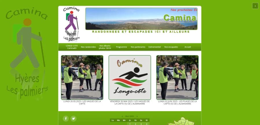 Site pour Association de Randonnée